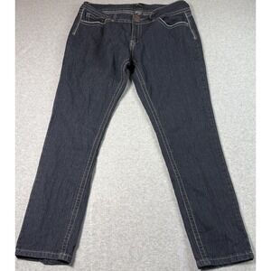 Flavour By Bubble Gum Jeans Womens Size 20 Stretch Denim Slim Midrise Y2K Retro